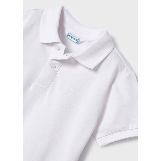 Basic White Mayoral Polo -#102