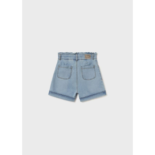 High Wasted Denim Shorts -#6238