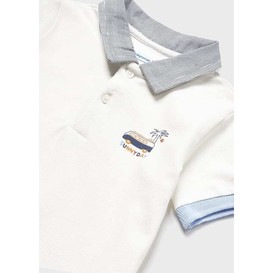 Sunny Day Polo Print Shirt