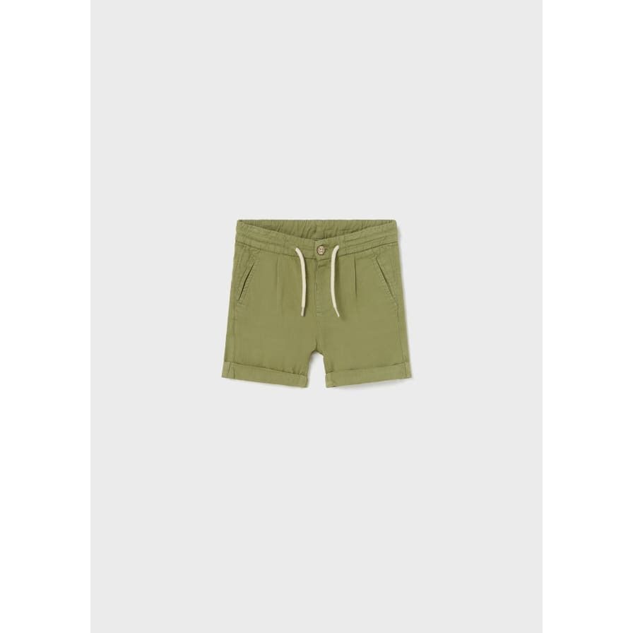 Jungle Linen Bermuda Shorts -#1288
