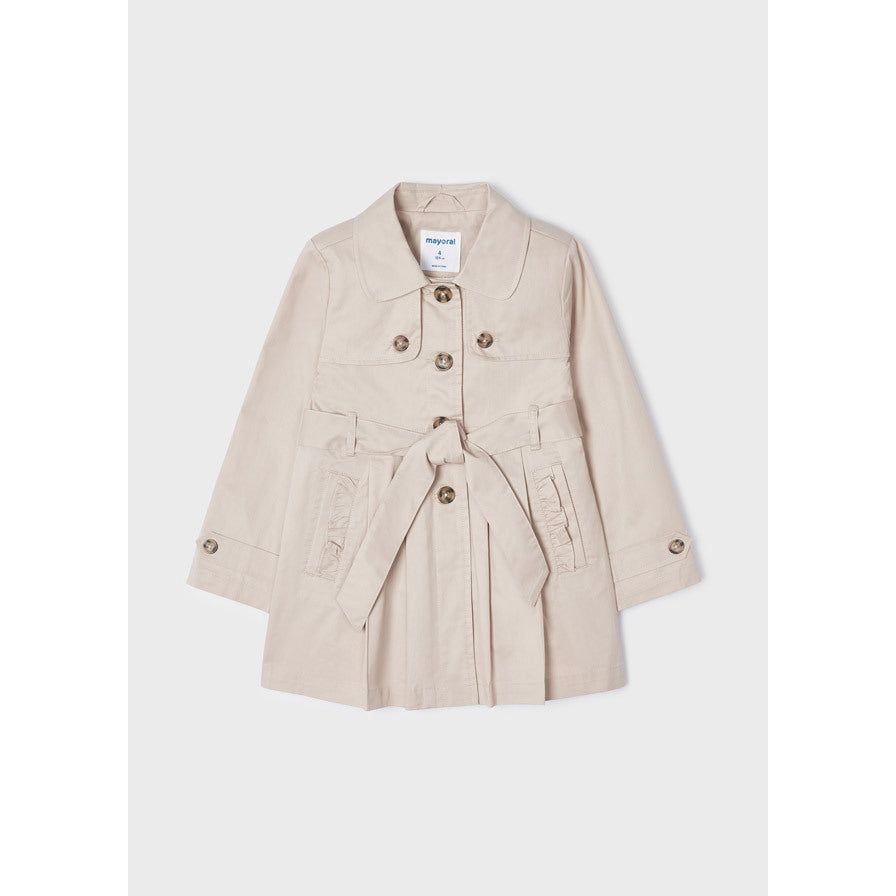 Almond Trench Coat