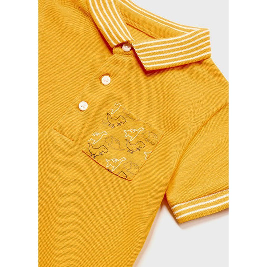 Amber Dino Print Polo Shirt