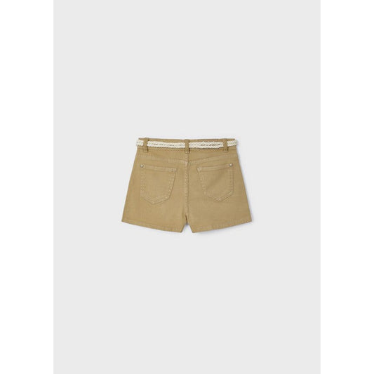Belted Ocher Shorts