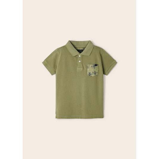 Olive Palm Tree Polo