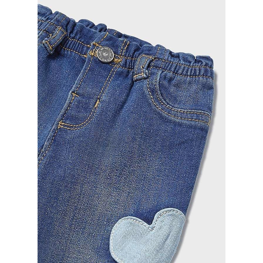 Girls Heart Medium Denim Jeans-1762M
