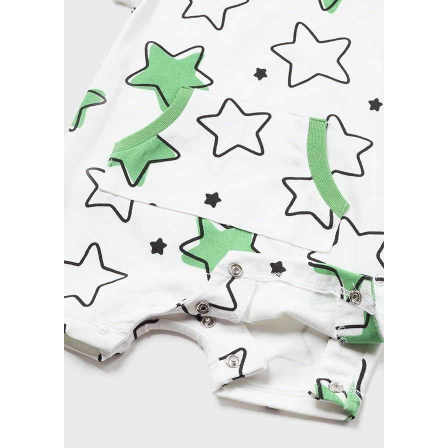 Black & Kiwi Star Romper