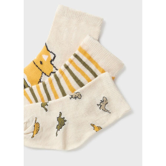 3 Pack Dino Socks