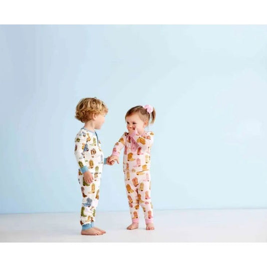 Pink Cowboy Boots Toddler Pajamas