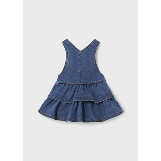Ruffled Denim Bear Dress