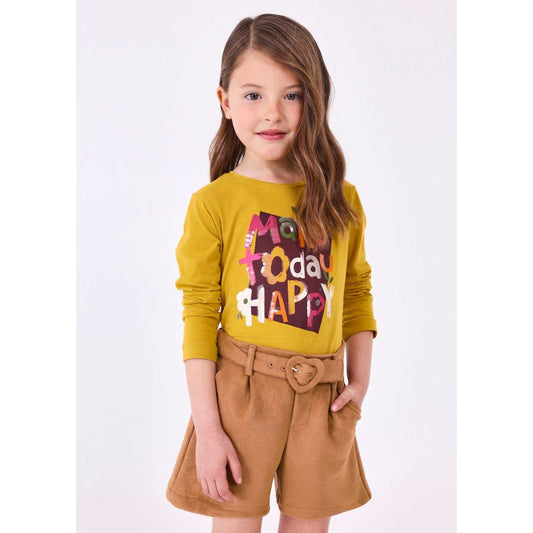 Cinnamon Faux Suede Shorts