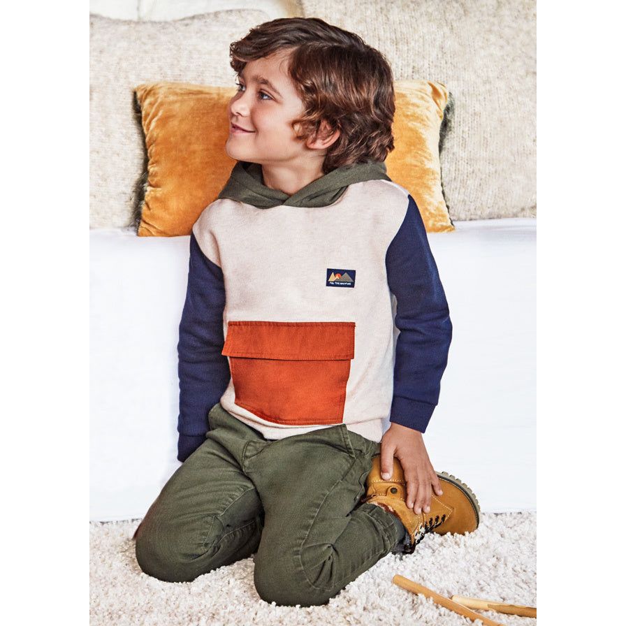 Pampa Color Block Pullover Hoodie