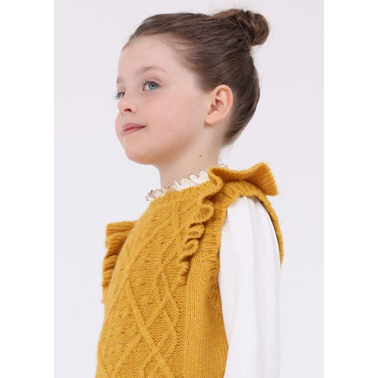 Mustard Knit Vest