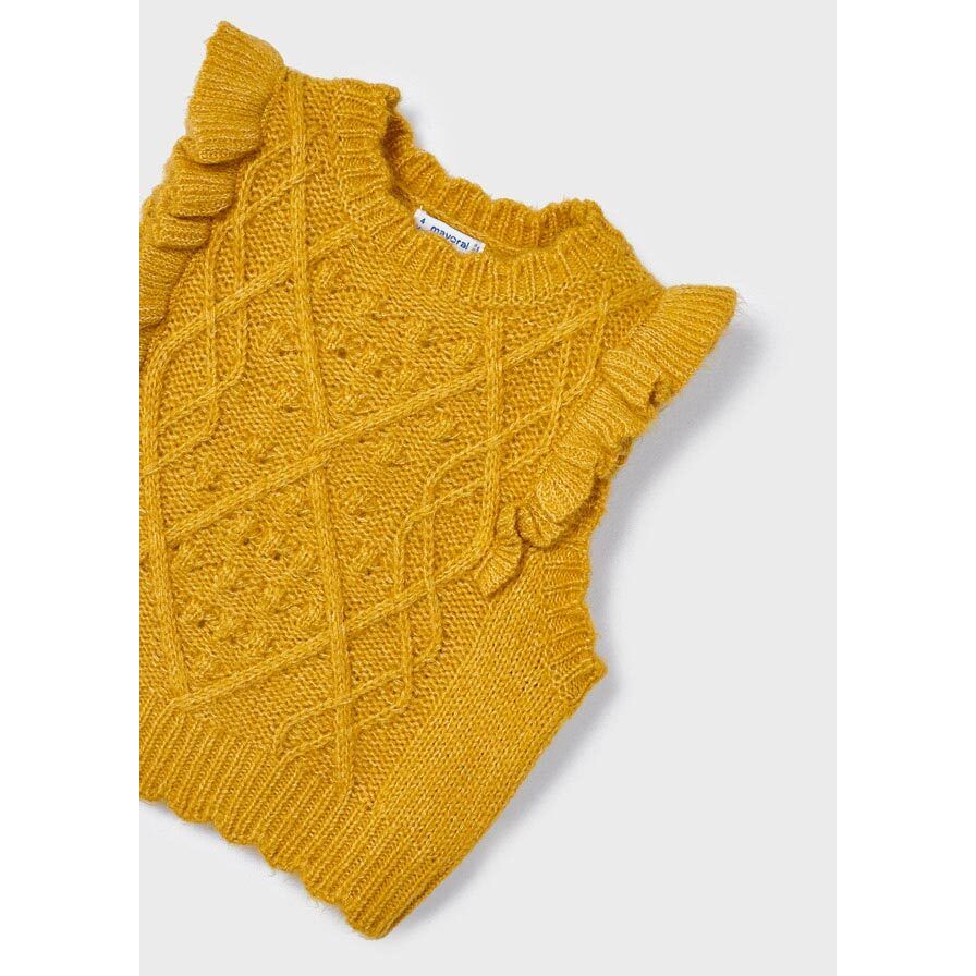 Mustard Knit Vest