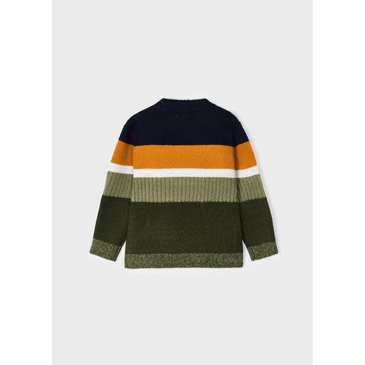 Saffron Color Block Sweater