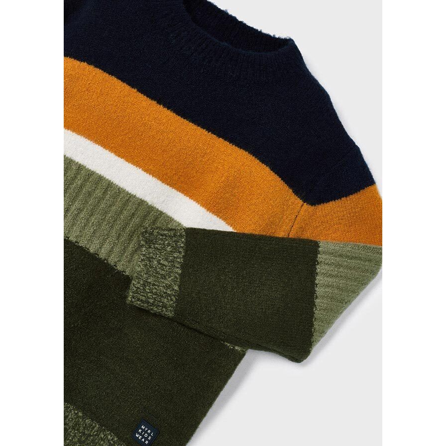 Saffron Color Block Sweater
