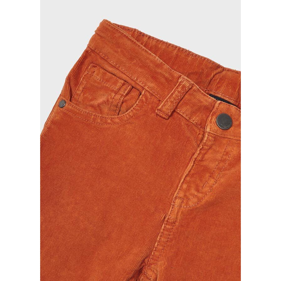 Pumpkin Slim Fit Corduroy Pants