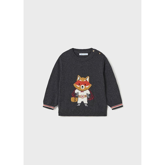 Mighty Fox Embroidered Sweater