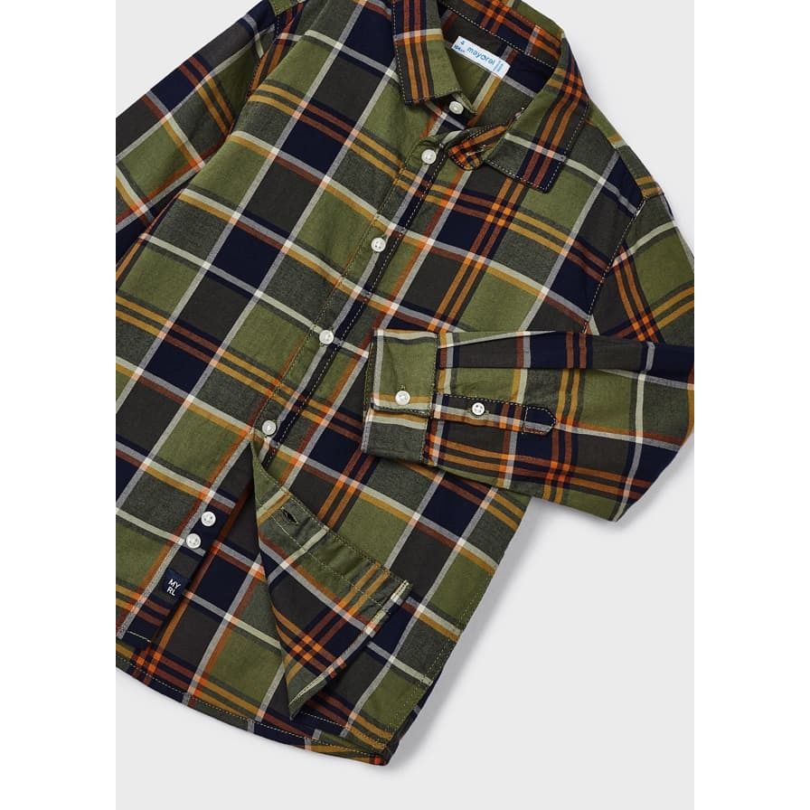 Oregano Plaid L/S Button Down Shirt