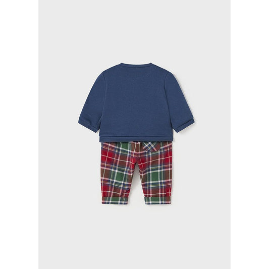 2pc Baby Plaid Puppy Set