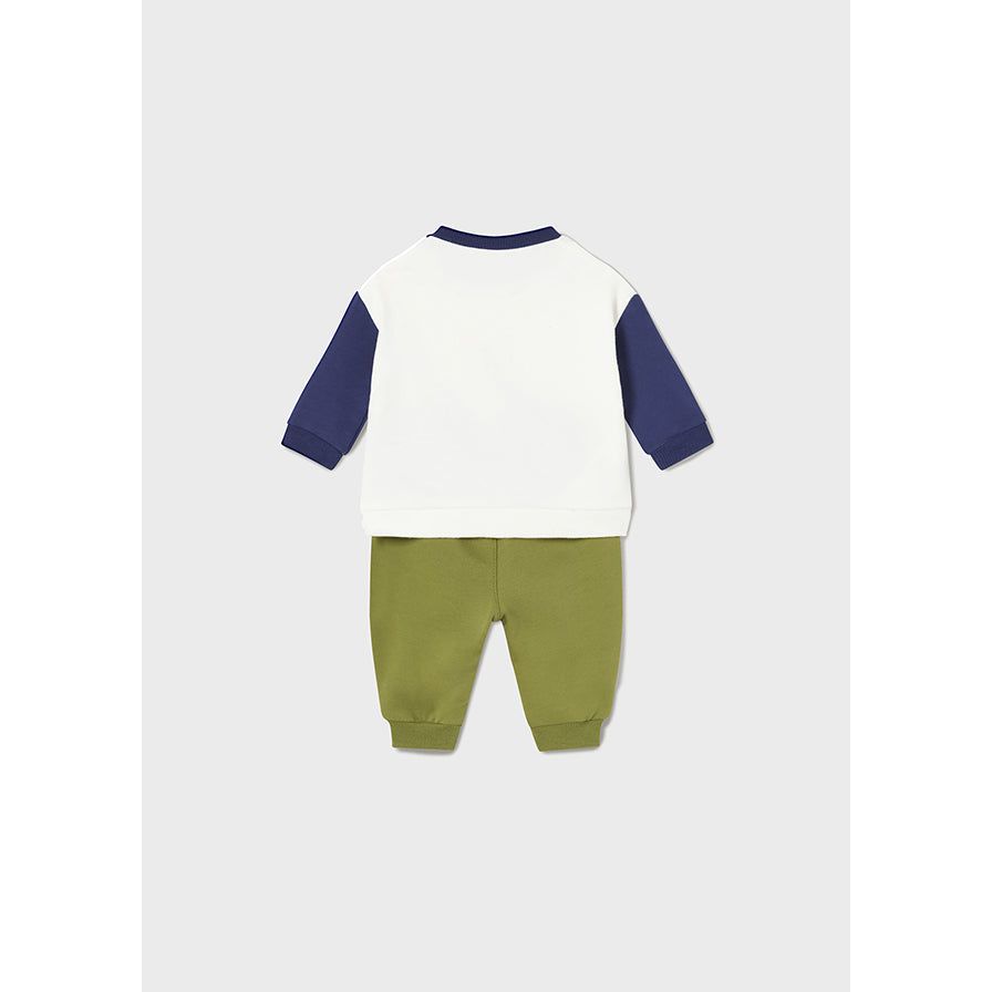 2pc Preppy Lion Sweatsuit Set