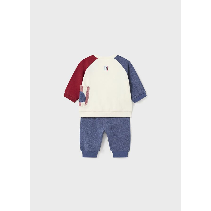 2Pc Hello Helicopters Sweatsuit Set