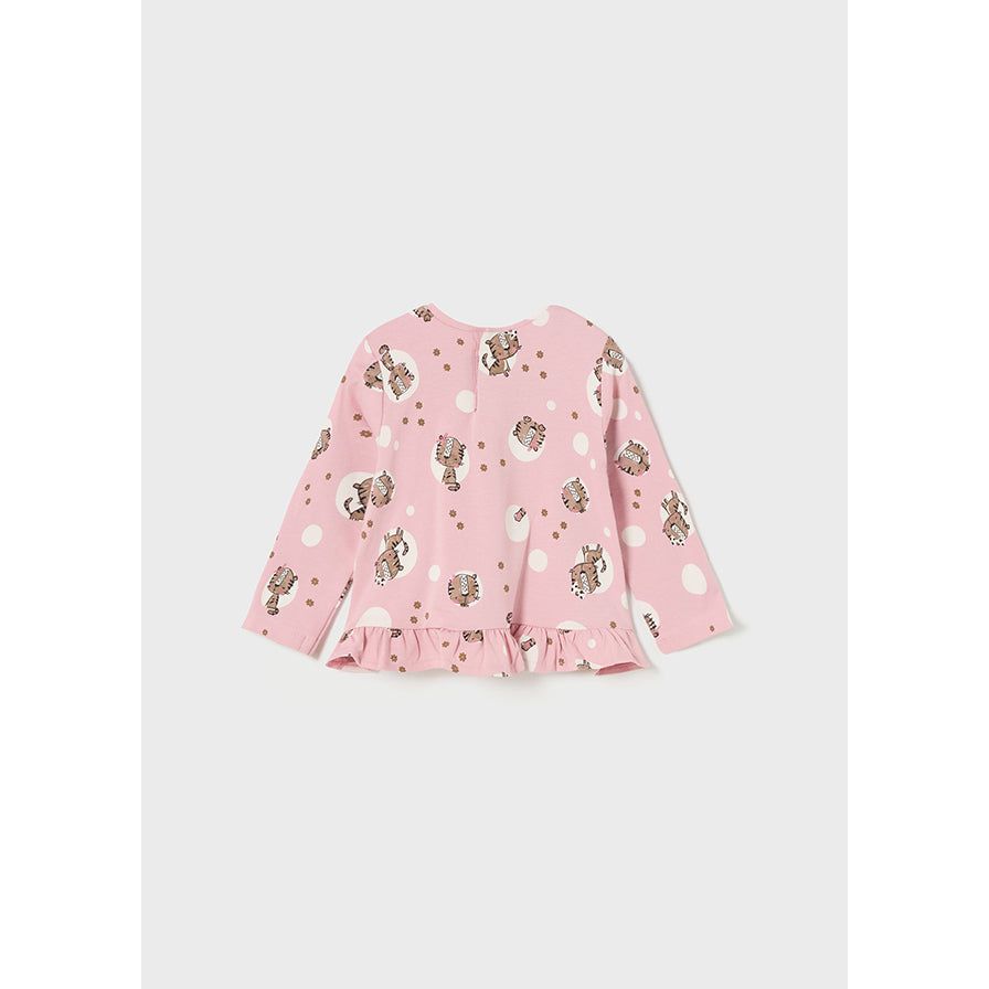 Pink Kitty L/S T-Shirt