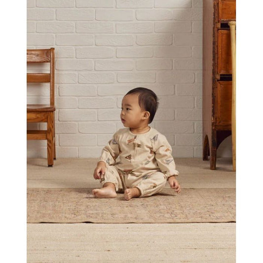 Flags Henley Bubble Jumpsuit