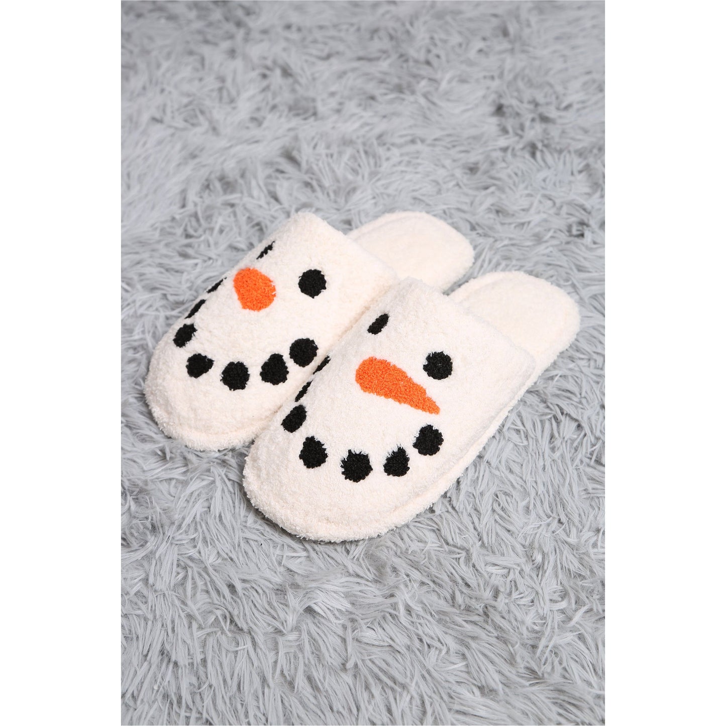 Snowman Embroidered Slipper (Adult)