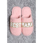 Pink Sequined Best Mama Slipper