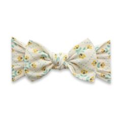 Yellow Tulips Printed Knot Headband