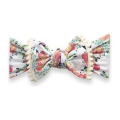 Blush Bouquet Trimmed Knot Headband