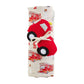 Fire Truck Swaddle & Rattle Set