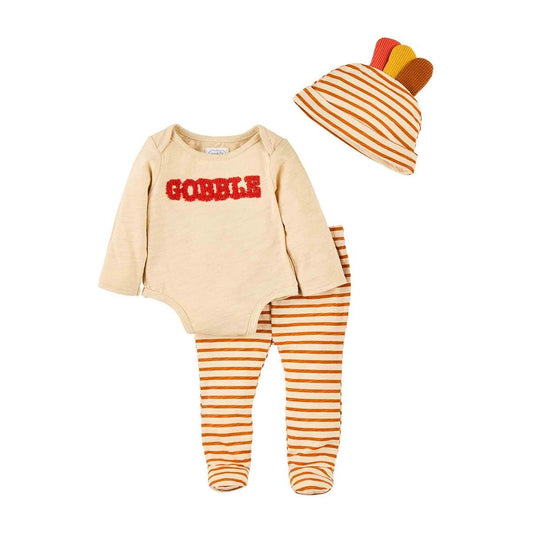 Gobble Baby Outfit Set - Jayla's Bowtique