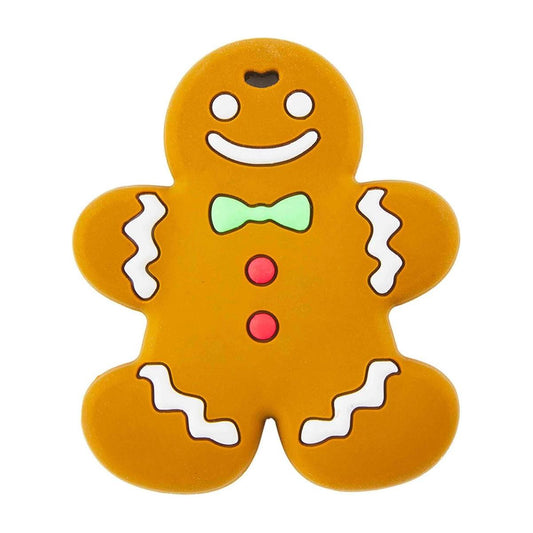 Gingerbread Silicone Teether - Jayla's Bowtique