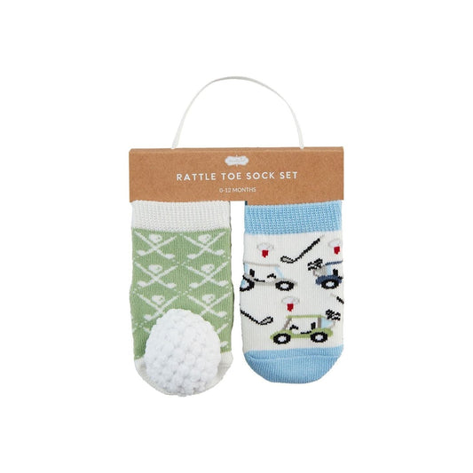 Golf Ball Rattle Toe Socks