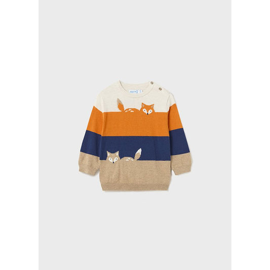 Baby Fox Block Sweater