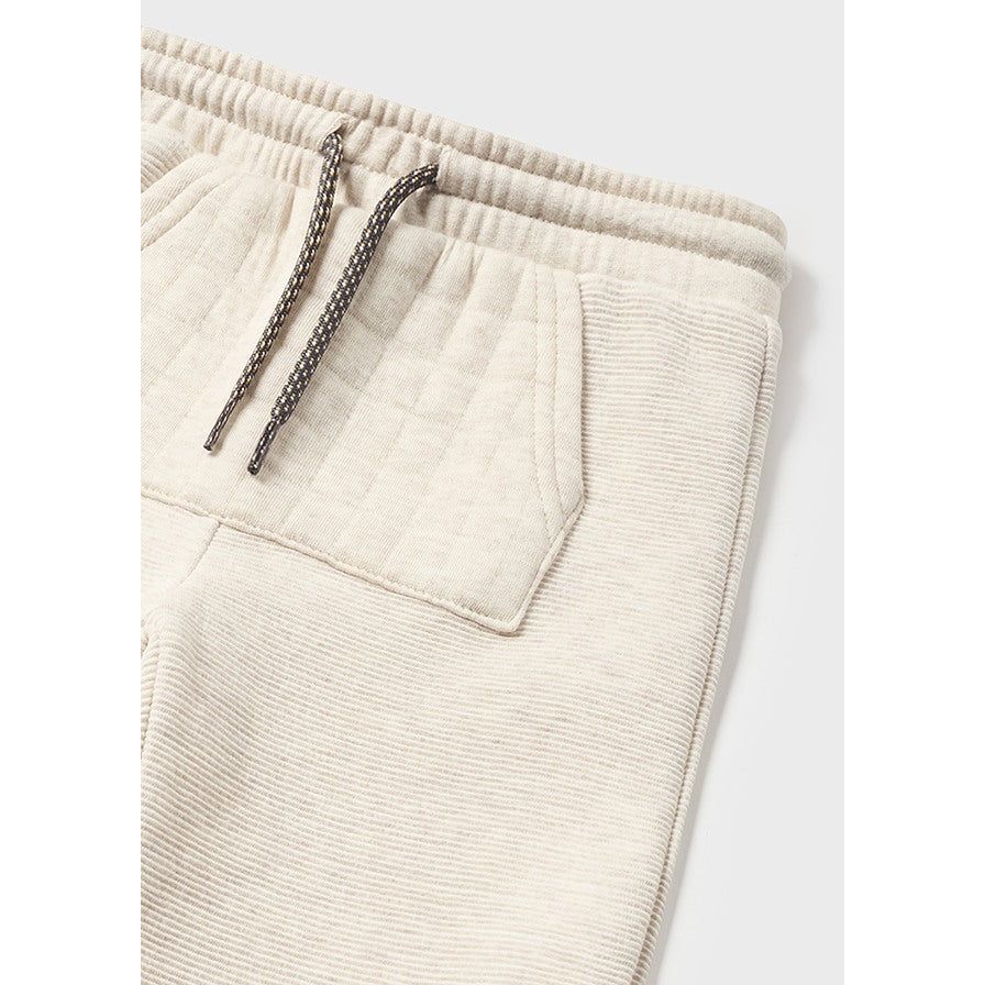Cream Knit Sweatpants
