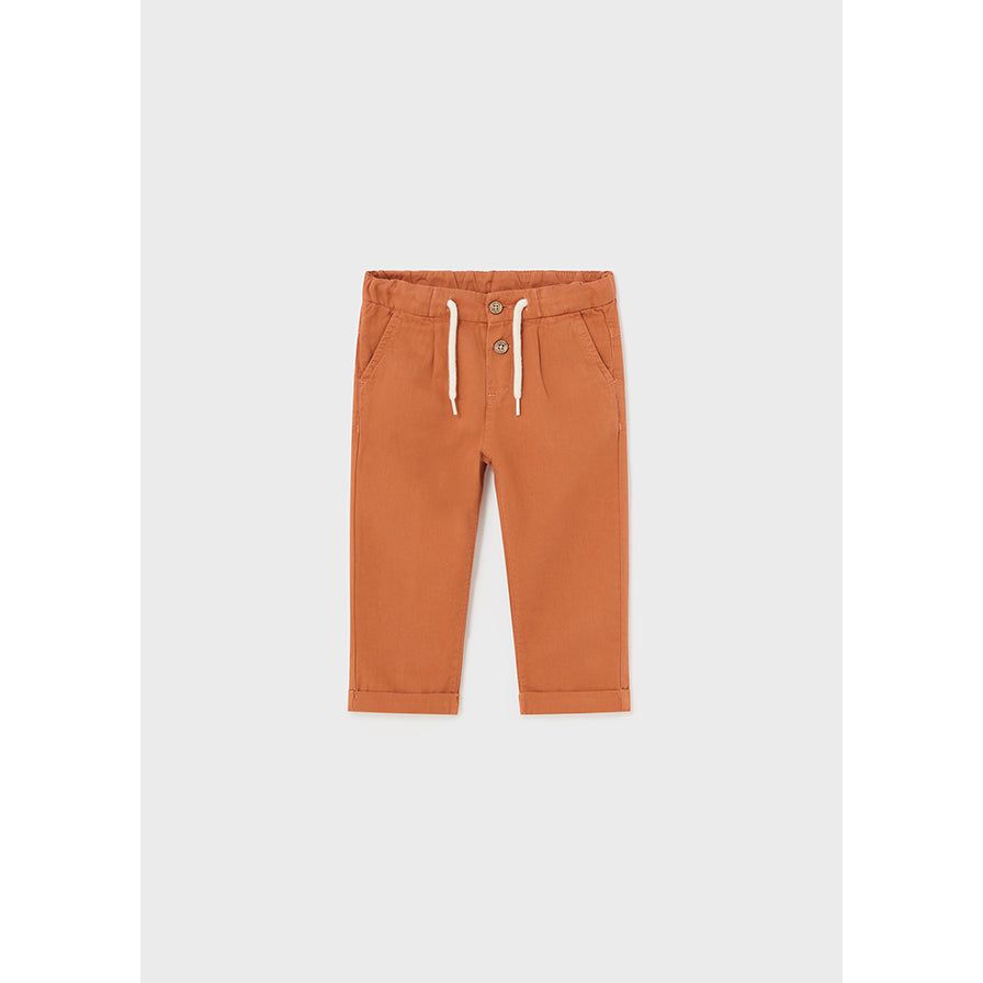 Clay linen relaxed fit pants