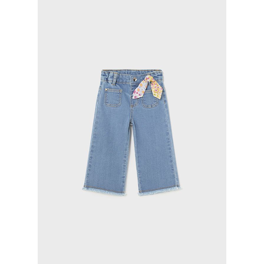 Wide Leg Denim Pants