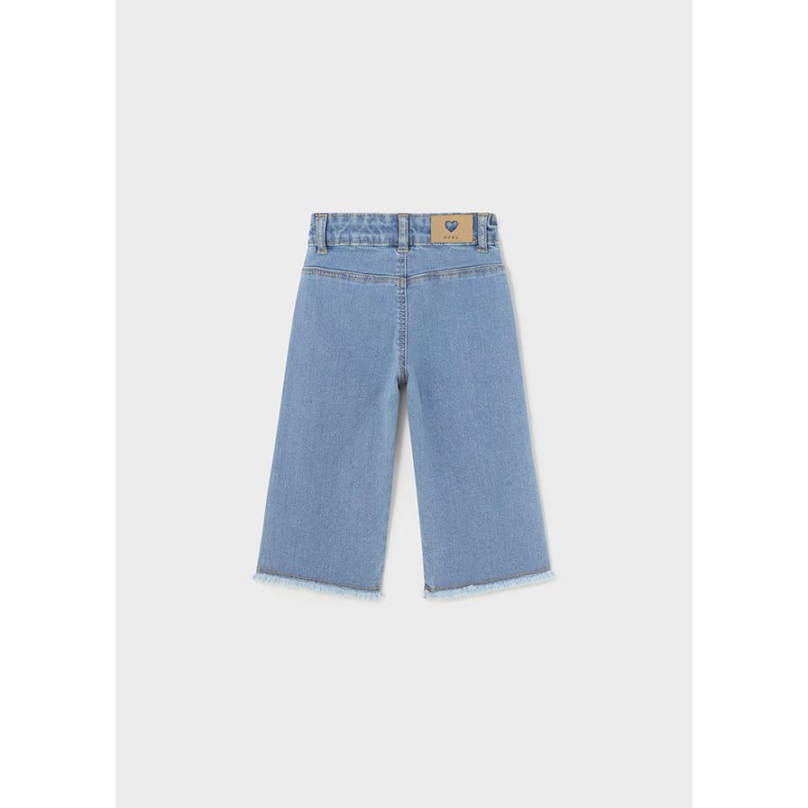 Wide Leg Denim Pants