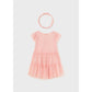 Tulle Plumeti Dress with Headband
