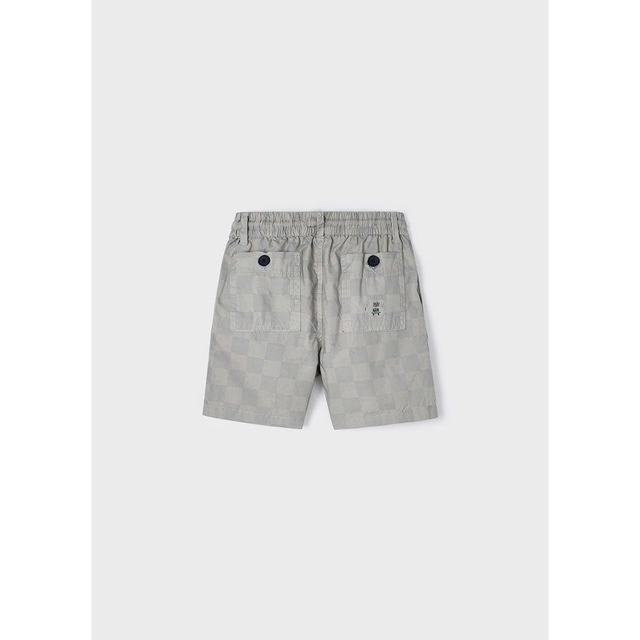 Checkered Print Bermuda Shorts