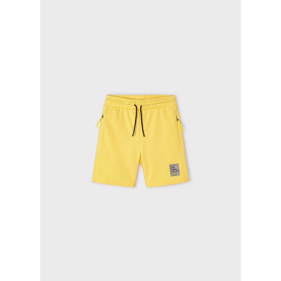 Sunshine Yellow Fleece Shorts