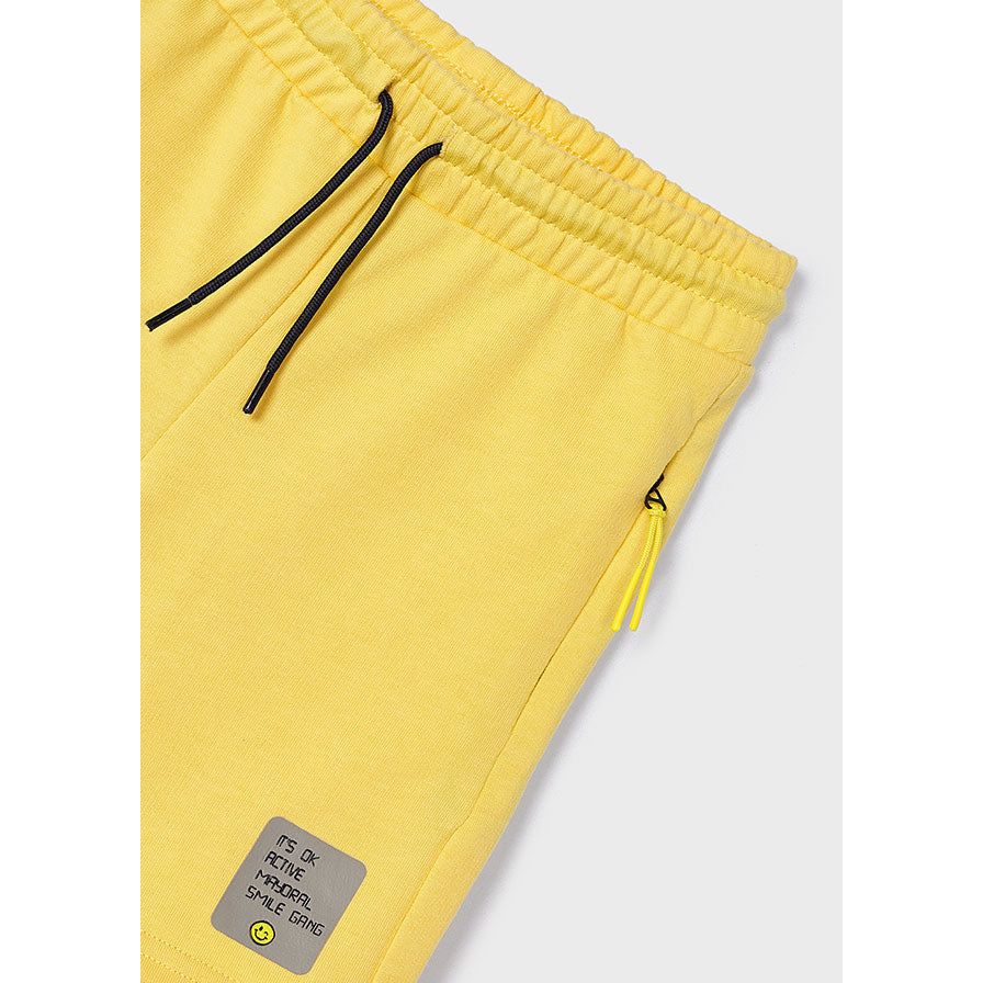 Sunshine Yellow Fleece Shorts