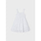 White Openwork Dress