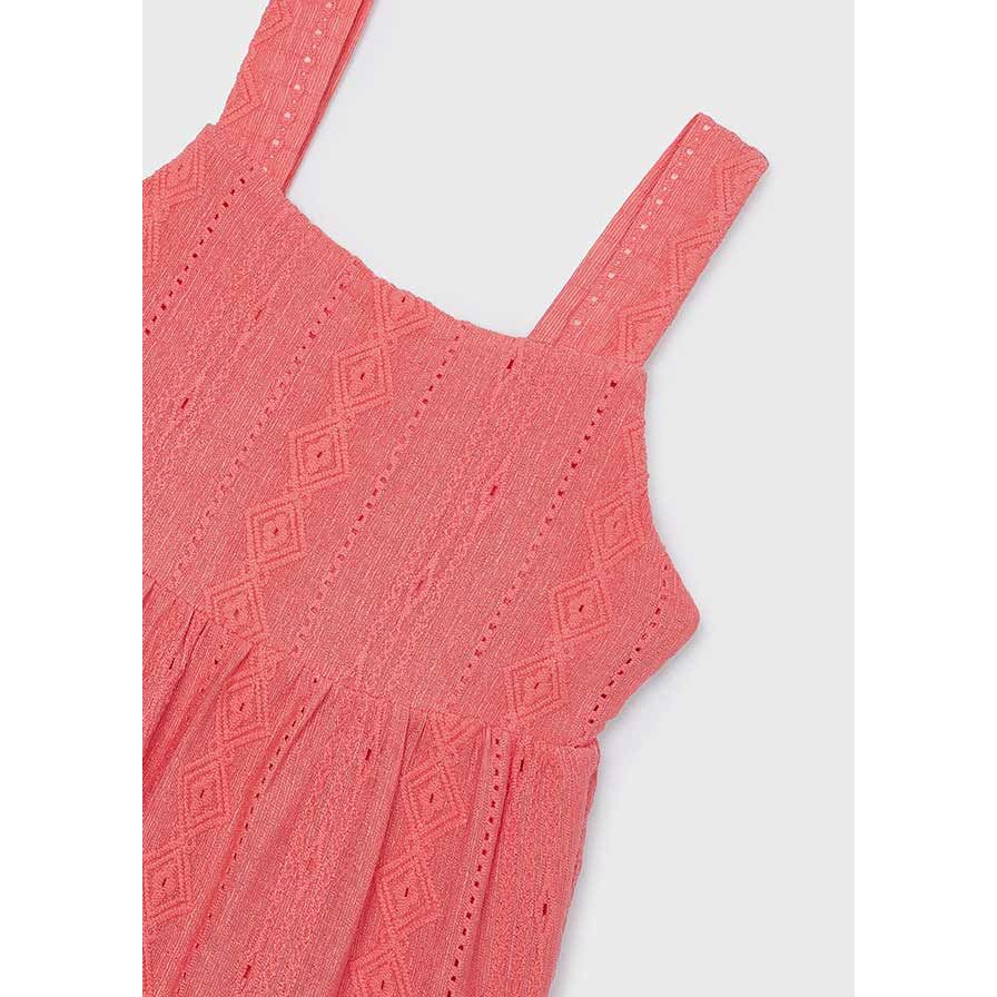 Flamingo Openwork Dress