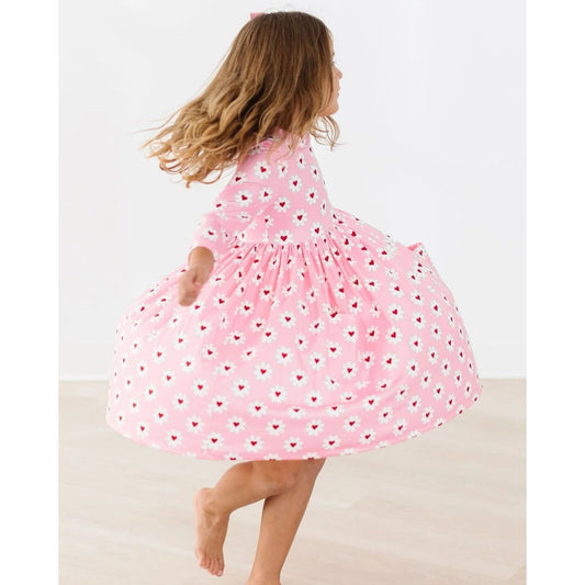 Daisy Delight Pocket Twirl Dress