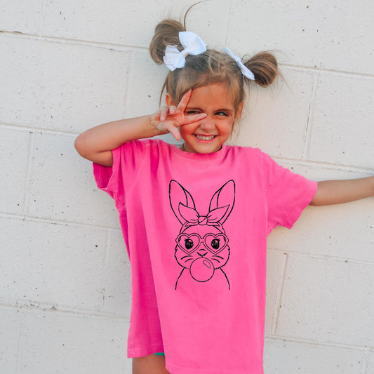 Bubble Bunny Graphic Tee Shirt