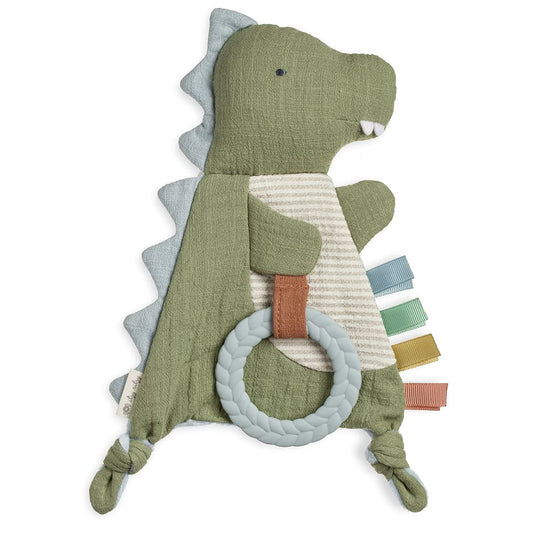 Dino Bitzy Crinkle™ Sensory Crinkle Toy with Teether