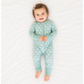 Aqua Rainbows Zip Romper